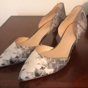 Nine West floral small heels